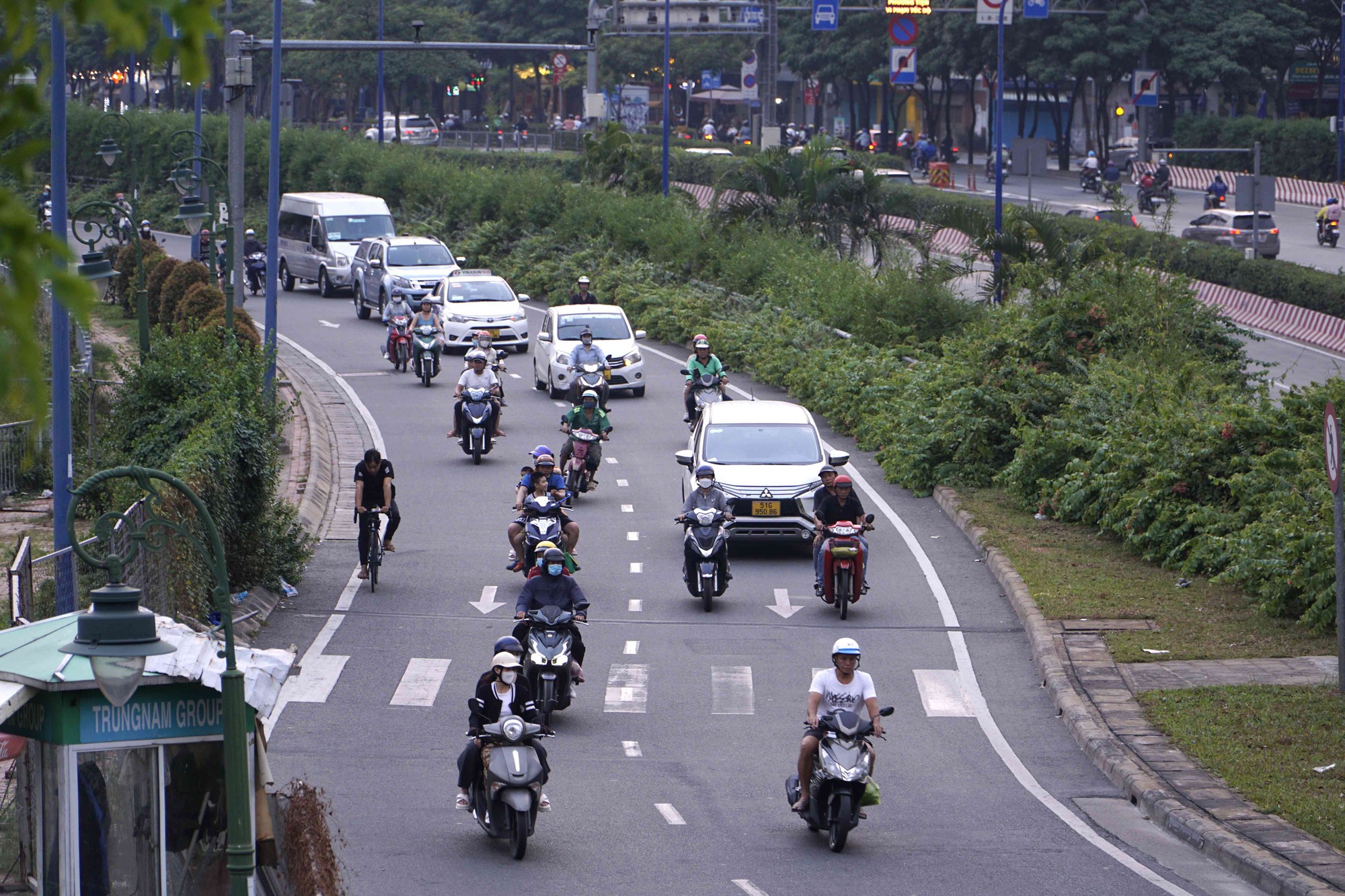 Một đoạn đường Võ Văn Kiệt ở TP.HCM sẽ cấm xe hai bánh lưu thông trong cuối tuần này- Ảnh 1.
