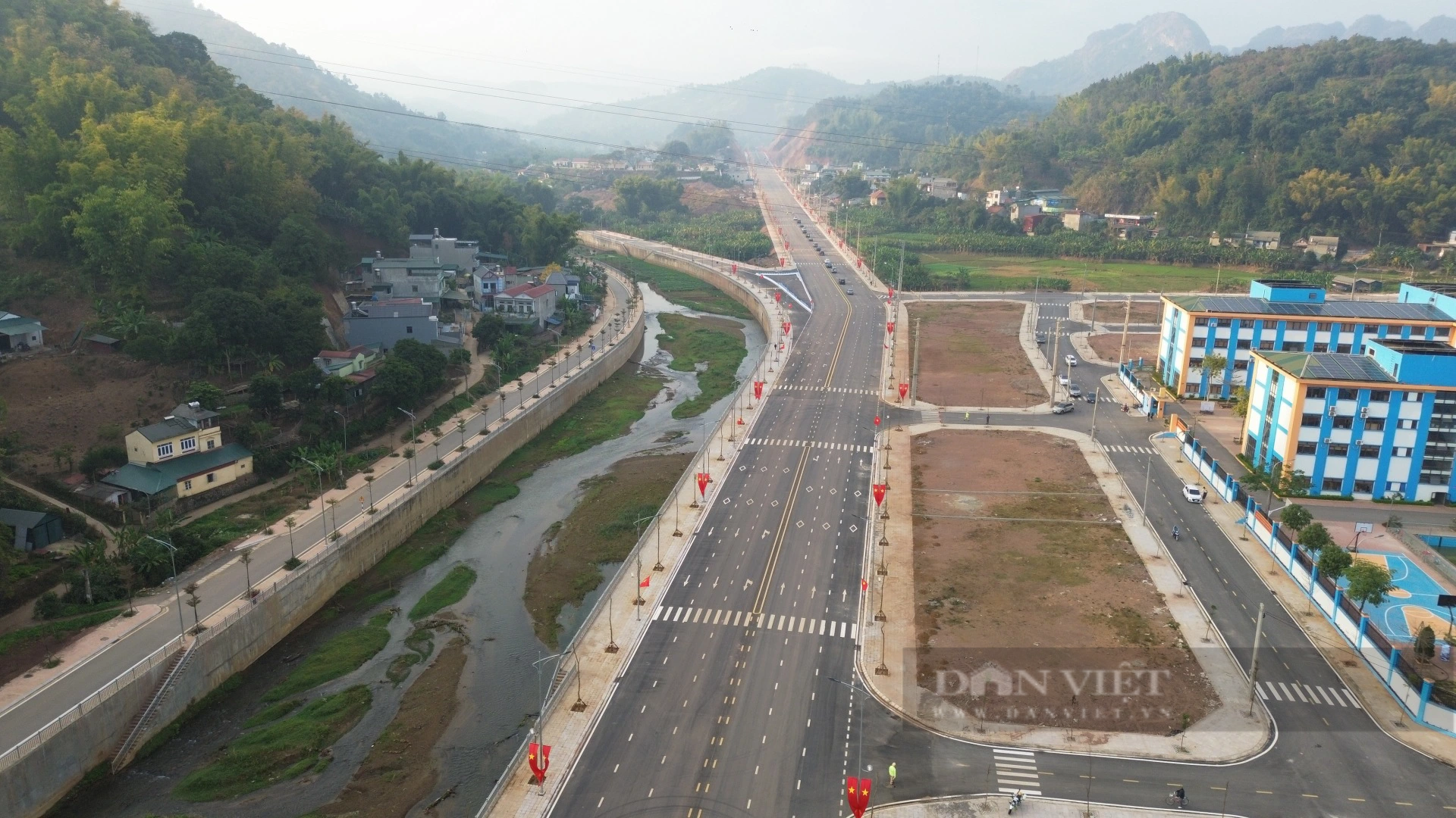 Cận cảnh tuyến đường Võ Nguyên Giáp (Sơn La) hơn 200 tỷ đồng đi vào hoạt động- Ảnh 4.
