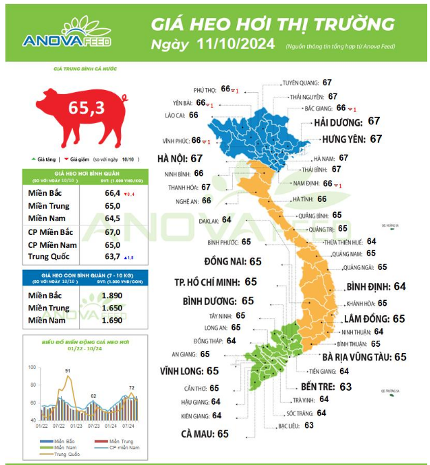 Giá lợn hơi theo đà giảm nhanh ở miền Bắc, tuột mốc 68.000 đồng/kg - Ảnh 1.