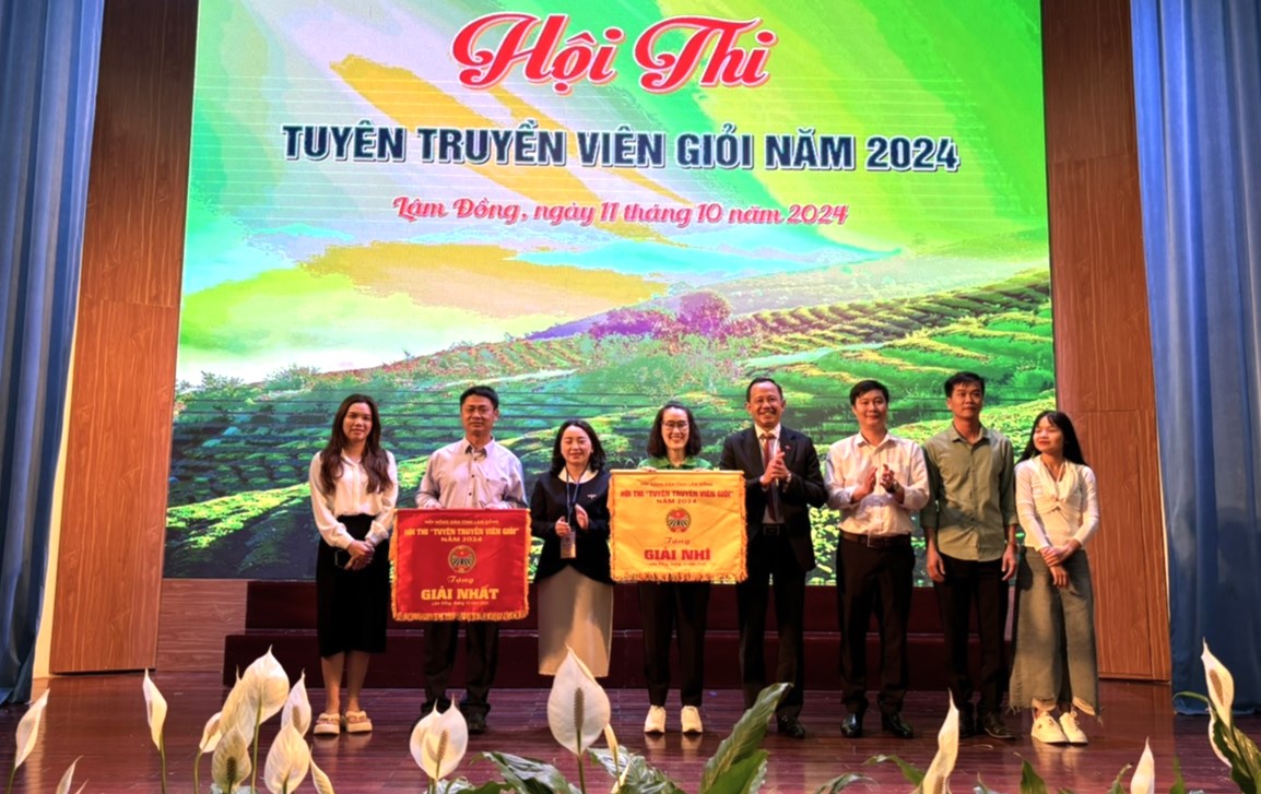 Sôi nổi Hội thi Tuyên truyền viên giỏi năm 2024 của cán bộ Hội Nông dân tỉnh Lâm Đồng - Ảnh 5.