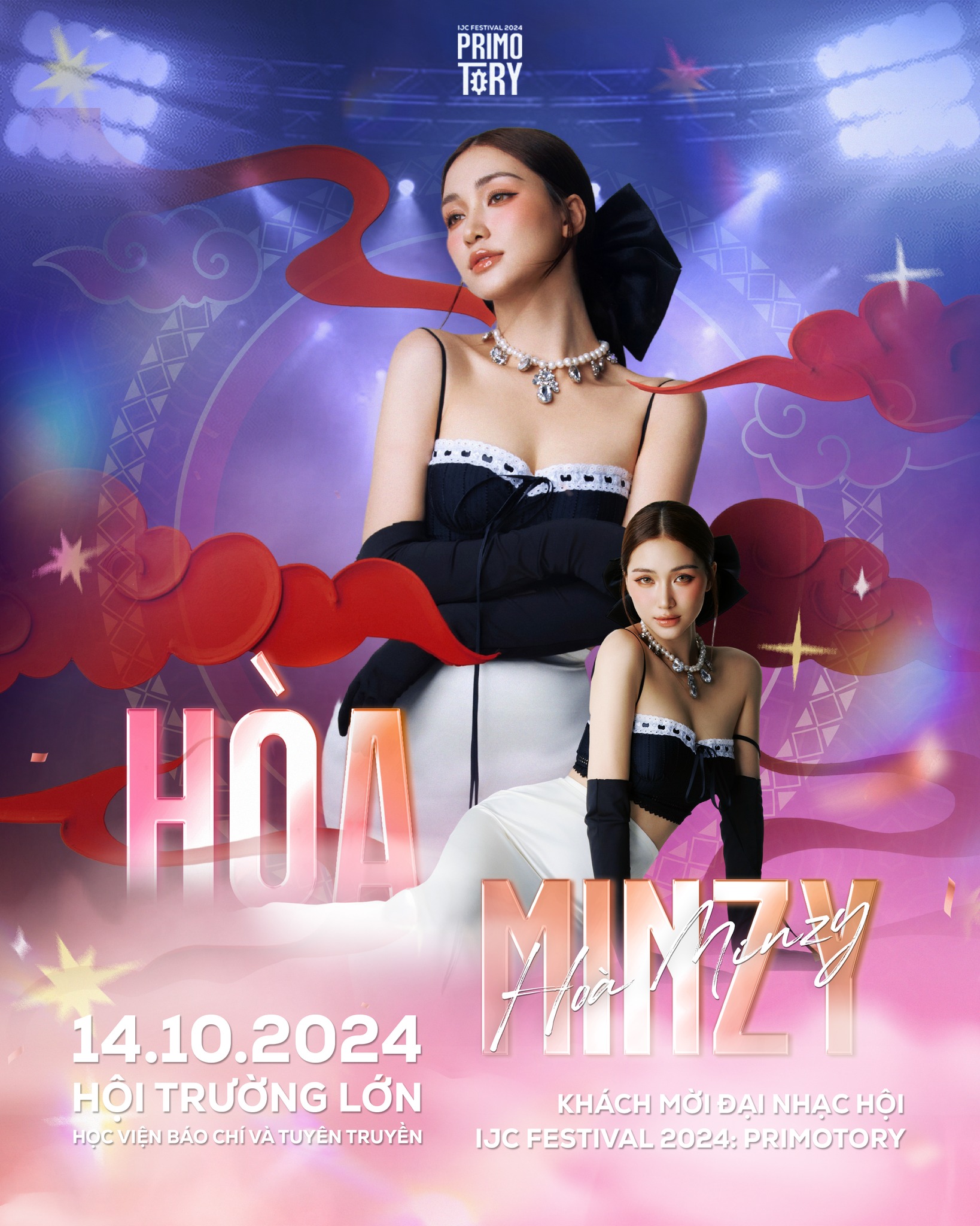 Hòa Minzy, Bùi Trường Linh sẵn sàng cháy hết mình tại đêm Đại nhạc hội IJC Festival 2024 - Ảnh 1.