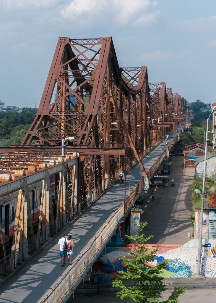 Cận cảnh cầu Long Biên trước phương án cải tạo, sửa chữa của Hà Nội - Ảnh 2.