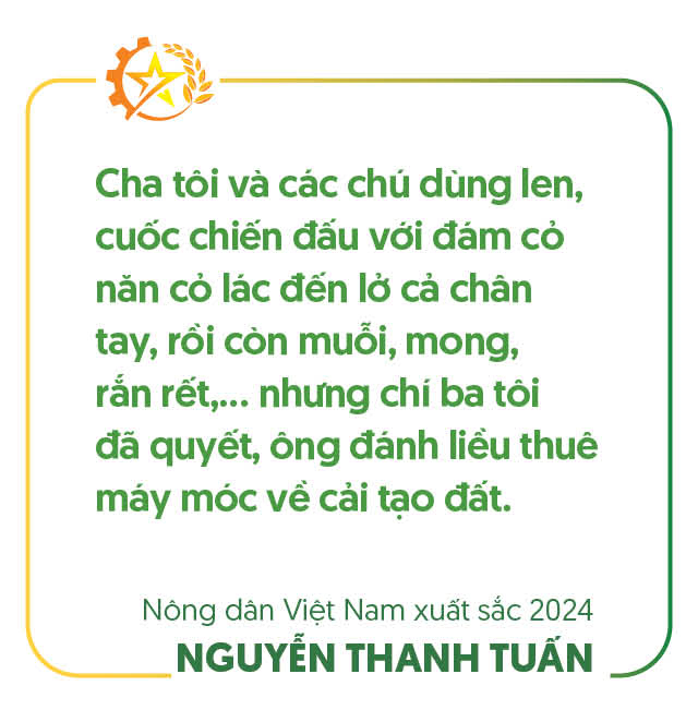 Nông dân Việt Nam xuất sắc 2024: 25 năm chinh phục đất phèn, thành “siêu tỷ phú” - Ảnh 5.