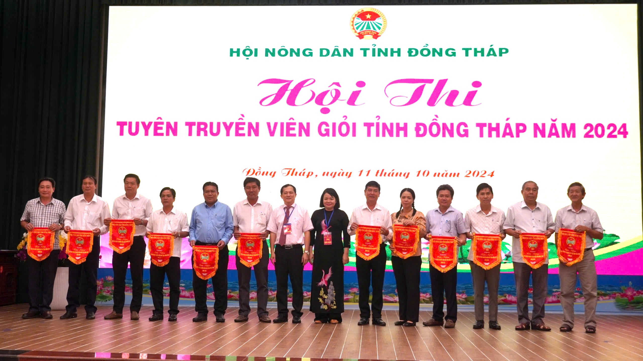 Sôi nổi tại hội thi tuyên truyền viên giỏi tỉnh Đồng Tháp năm 2024 - Ảnh 1.