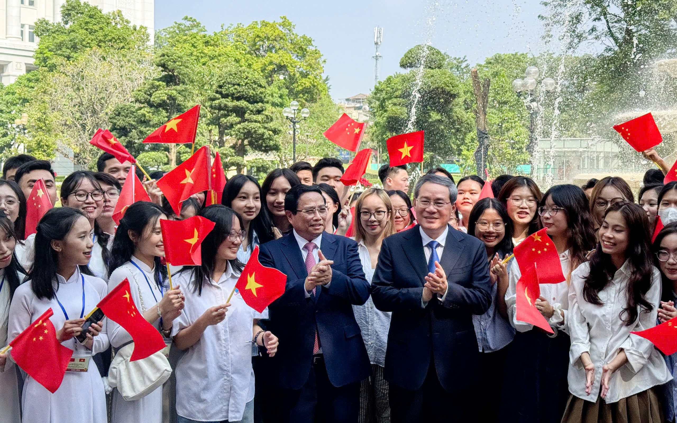 Hình ảnh Thủ tướng Phạm Minh Chính chủ trì Lễ đón chính thức Thủ tướng Trung Quốc Lý Cường - Ảnh 6.