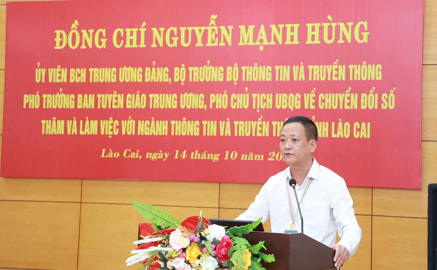 Bộ Trưởng Bộ Thông tin và Truyền thông làm việc tại Lào Cai - Ảnh 3.