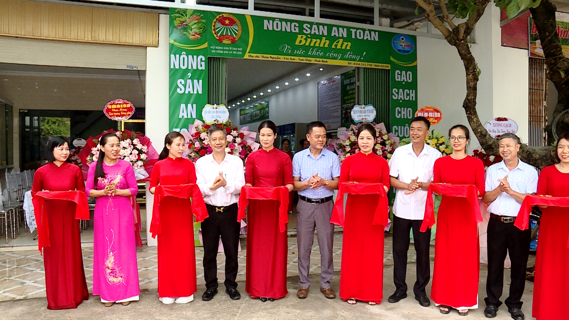 Ninh Bình: Hội Nông dân TP.Tam Điệp khai trương cửa hàng nông sản an toàn Bình An - Ảnh 1.