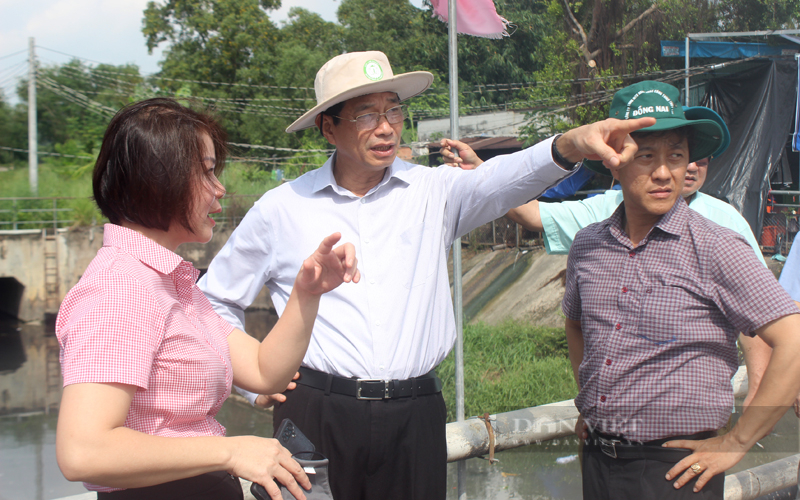 Triều cường và mưa lớn gây ngập, lãnh đạo tỉnh Đồng Nai xắn quần, lội nước đi kiểm tra ngập úng- Ảnh 5.