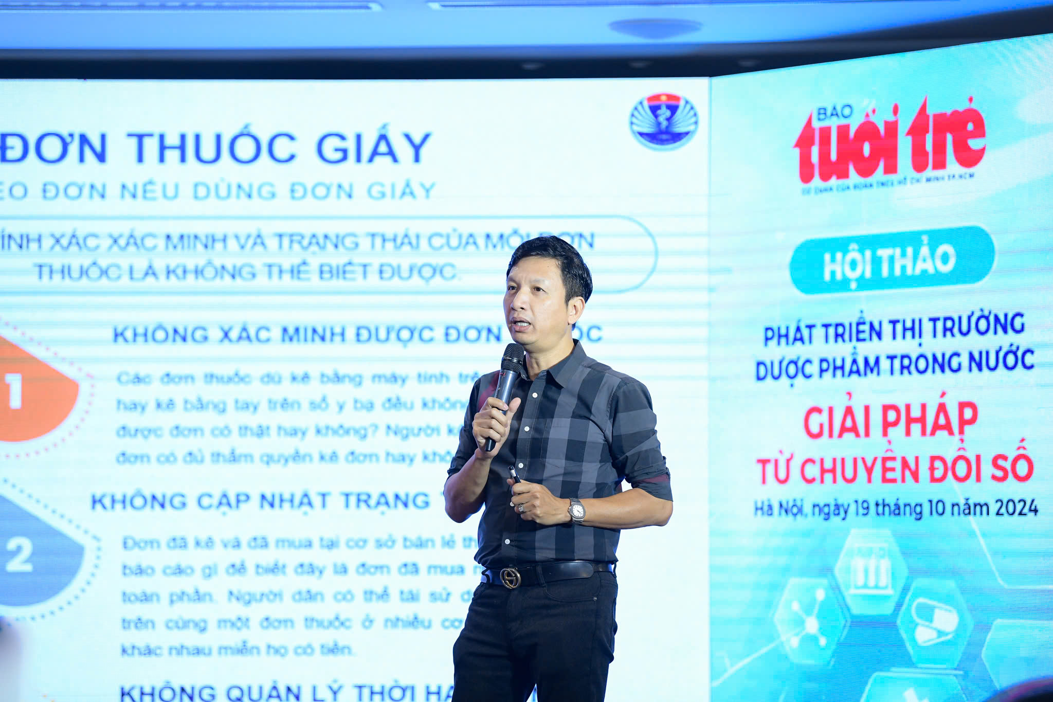 Đơn thuốc giấy không kiểm soát được tình trạng bán - mua thuốc sai quy định - Ảnh 1.