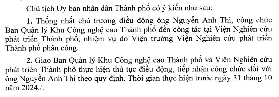 Trưởng BQL Khu công nghệ cao TP.HCM sẽ đi đâu sau khi vi phạm luật hôn nhân? - Ảnh 2.