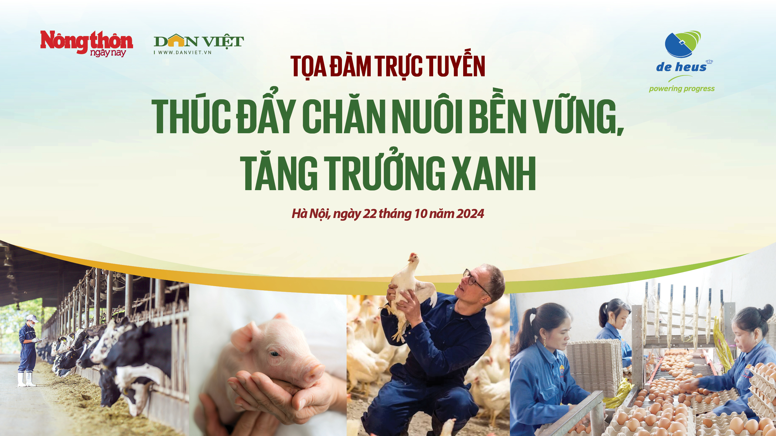 Tọa đàm trực tuyến "Thúc đẩy chăn nuôi bền vững, tăng trưởng xanh" - Ảnh 1.