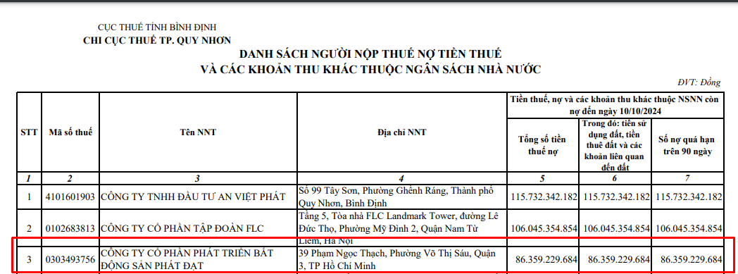 Phát Đạt sắp phát hành 34,1 triệu cổ phiếu để hoán đổi nợ, "chật vật" vì nợ thuế - Ảnh 2.