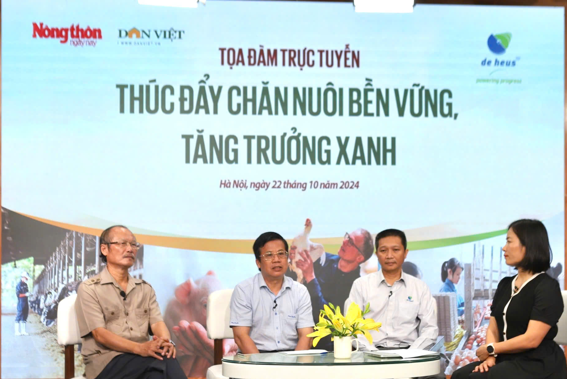 TỌA ĐÀM TRỰC TUYẾN: "Thúc đẩy chăn nuôi bền vững, tăng trưởng xanh" - Ảnh 6.