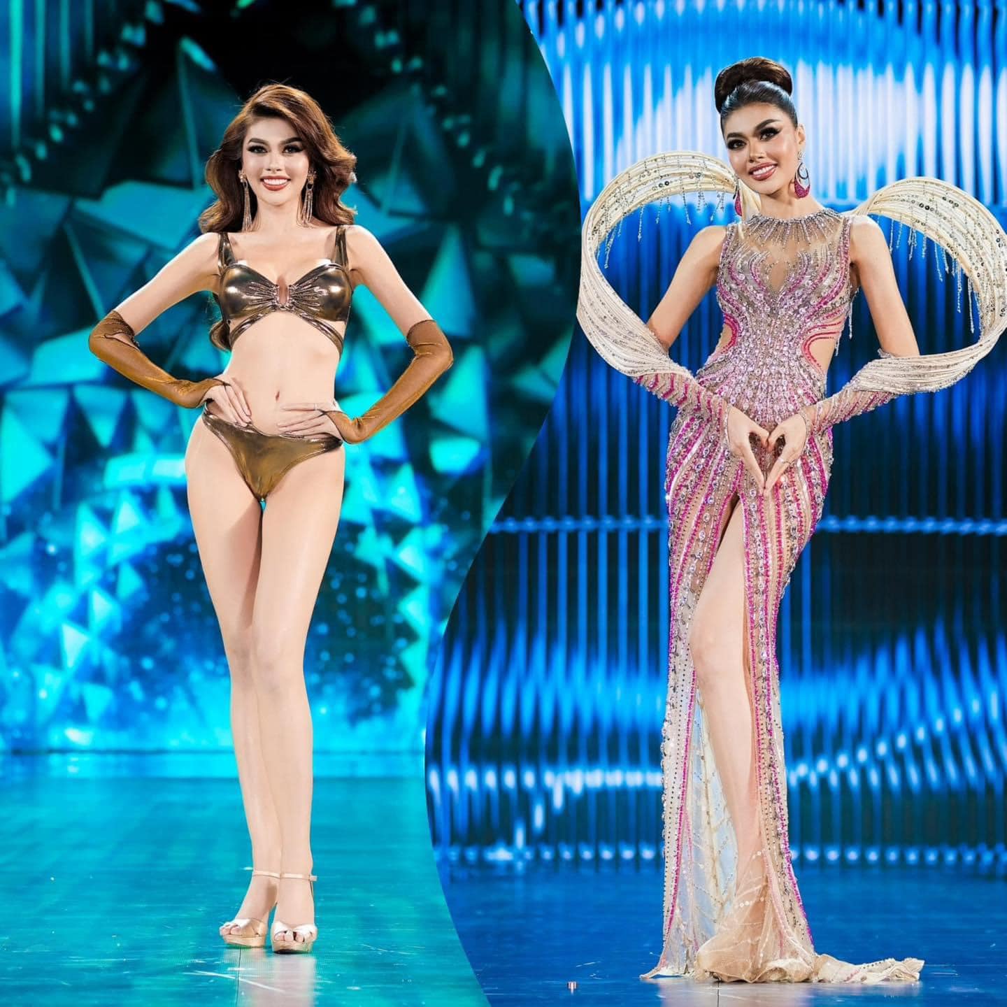 Chung kết Miss Grand International 2024: Hai đối thủ "đáng gờm" đang "vượt mặt" Võ Lê Quế Anh là ai? - Ảnh 10.