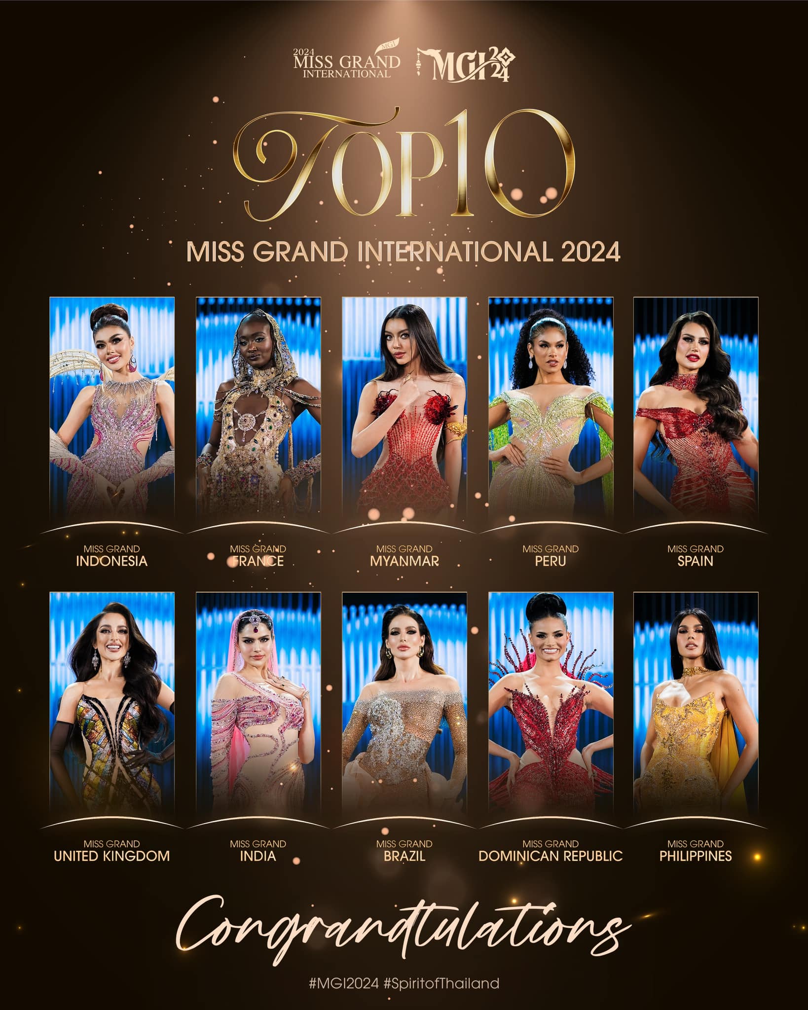 Kết quả chung kết Miss Grand International 2024: Người đẹp Ấn Độ đăng quang, Quế Anh trượt Top 20 - Ảnh 10.