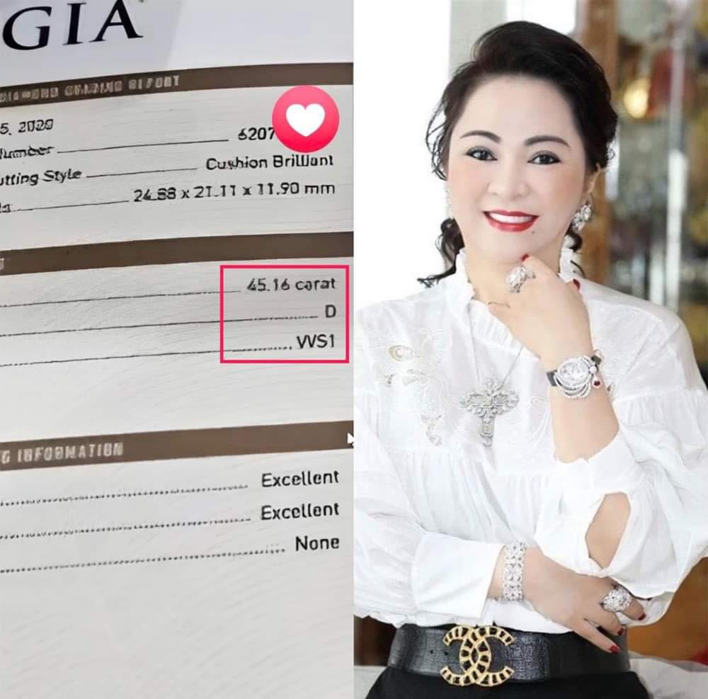 Nhẫn kim cương của bà Nguyễn Phương Hằng có phải là lớn nhất và đắt nhất Việt Nam? - Ảnh 1.