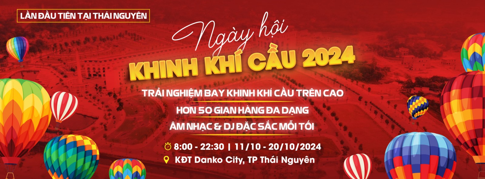 Ấn tượng ngày hội Khinh khí cầu rực rỡ sắc màu tại Danko Thái Nguyên- Ảnh 1.