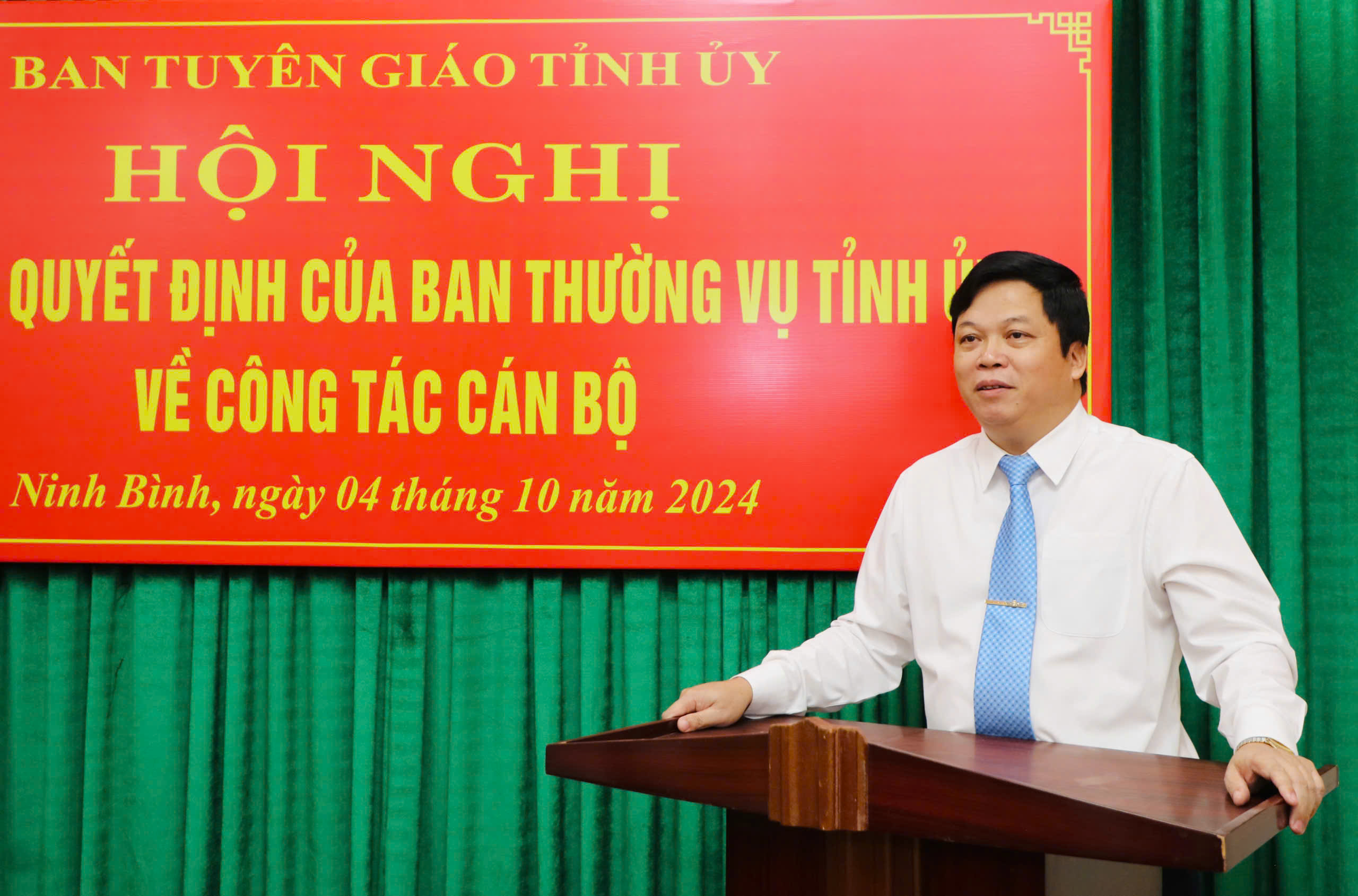 Ông Lưu Văn Hiền giữ chức Phó Trưởng Ban Tuyên giáo Tỉnh ủy Ninh Bình - Ảnh 2.