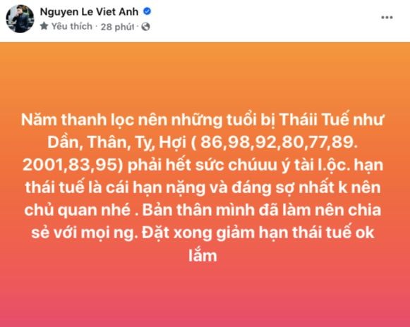 Nghệ sĩ Ưu tú Việt Anh nói gì khi bị khán giả phản ứng đăng quảng cáo nội dung mê tín?- Ảnh 1.