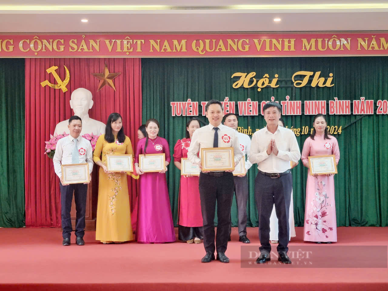 Ninh Bình: Hấp dẫn Hội thi tuyên truyền viên giỏi năm 2024 - Ảnh 3.