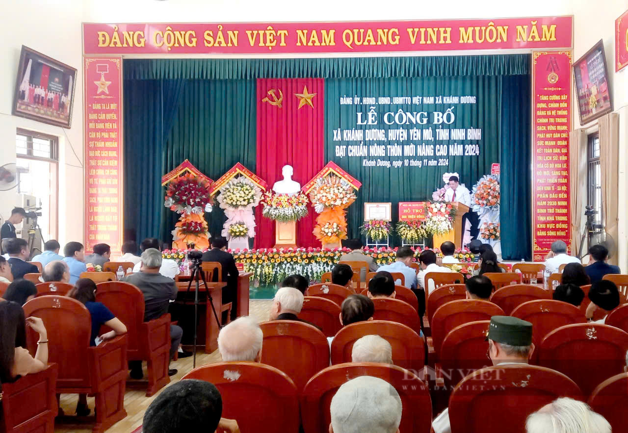 Một xã nông thôn mới nâng cao ở Ninh Bình, thu nhập bình quân hơn 72 triệu đồng/người/năm - Ảnh 1.