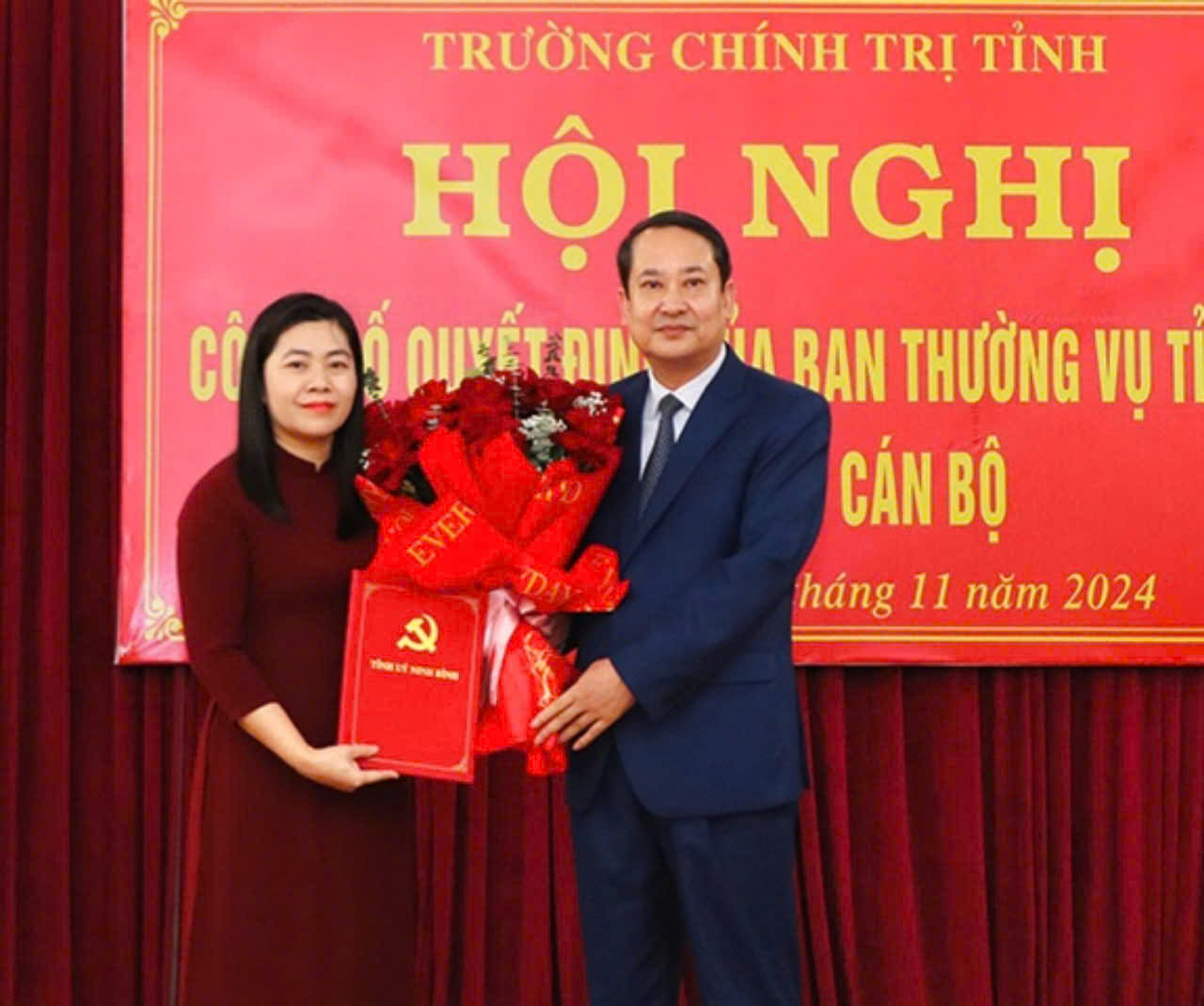 Trường Chính trị tỉnh Ninh Bình có tân hiệu trưởng- Ảnh 1.