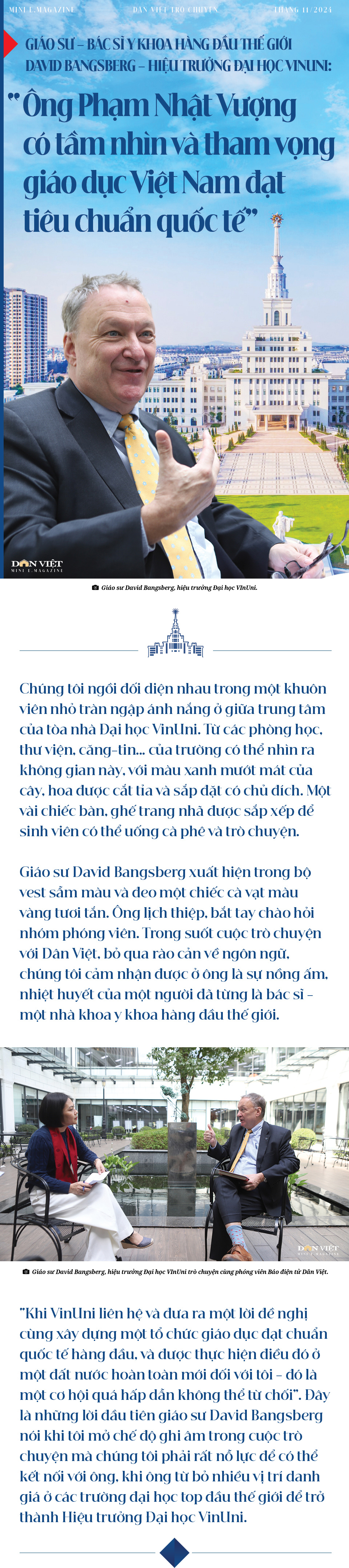 Hiệu trưởng Đại học VinUni: "Ông Phạm Nhật Vượng có tầm nhìn và tham vọng giáo dục Việt Nam đạt chuẩn tiêu quốc tế" - Ảnh 1.