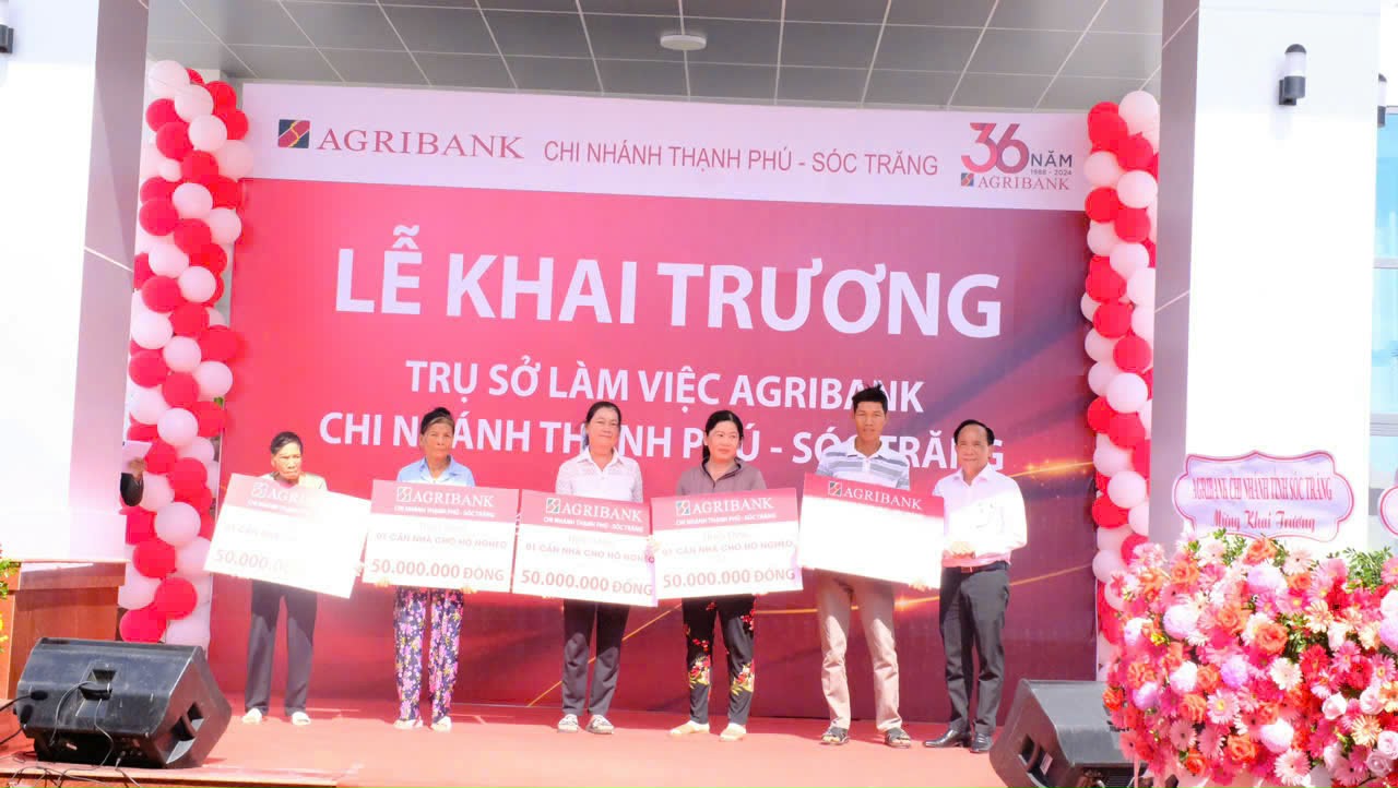 Khai trương trụ sở làm việc Agribank Chi nhánh Thạnh Phú – Sóc Trăng - Ảnh 2.