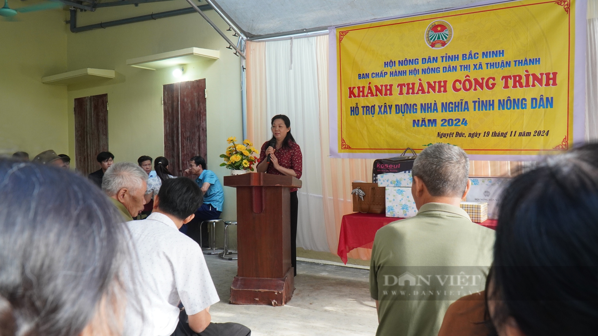  Bắc Ninh: Hội Nông dân thị xã Thuận Thành trao nhà "Nghĩa tình nông dân" cho hội viên có hoàn cảnh khó khăn- Ảnh 1.