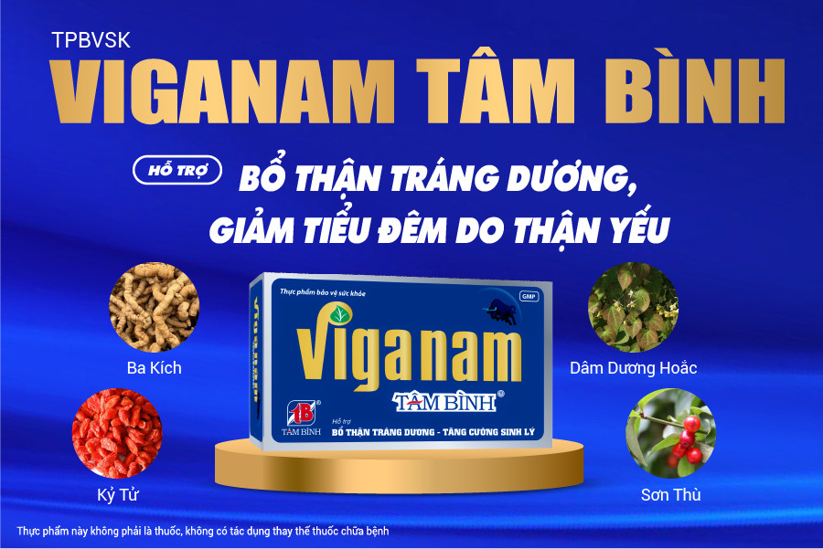 Viganam Tâm Bình - Trợ thủ đắc lực cho nam giới tiểu đêm nhiều lần - Ảnh 2.