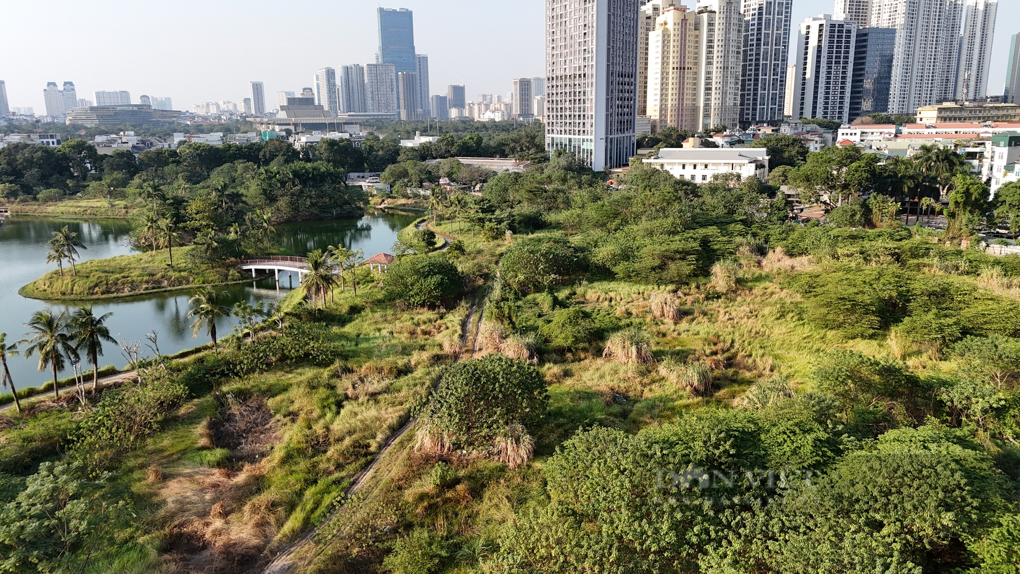 Thực trạng công viên "bỏ hoang" nhiều năm được Chủ tịch Hà Nội nhắc nhở hoàn thành trước Tết - Ảnh 5.