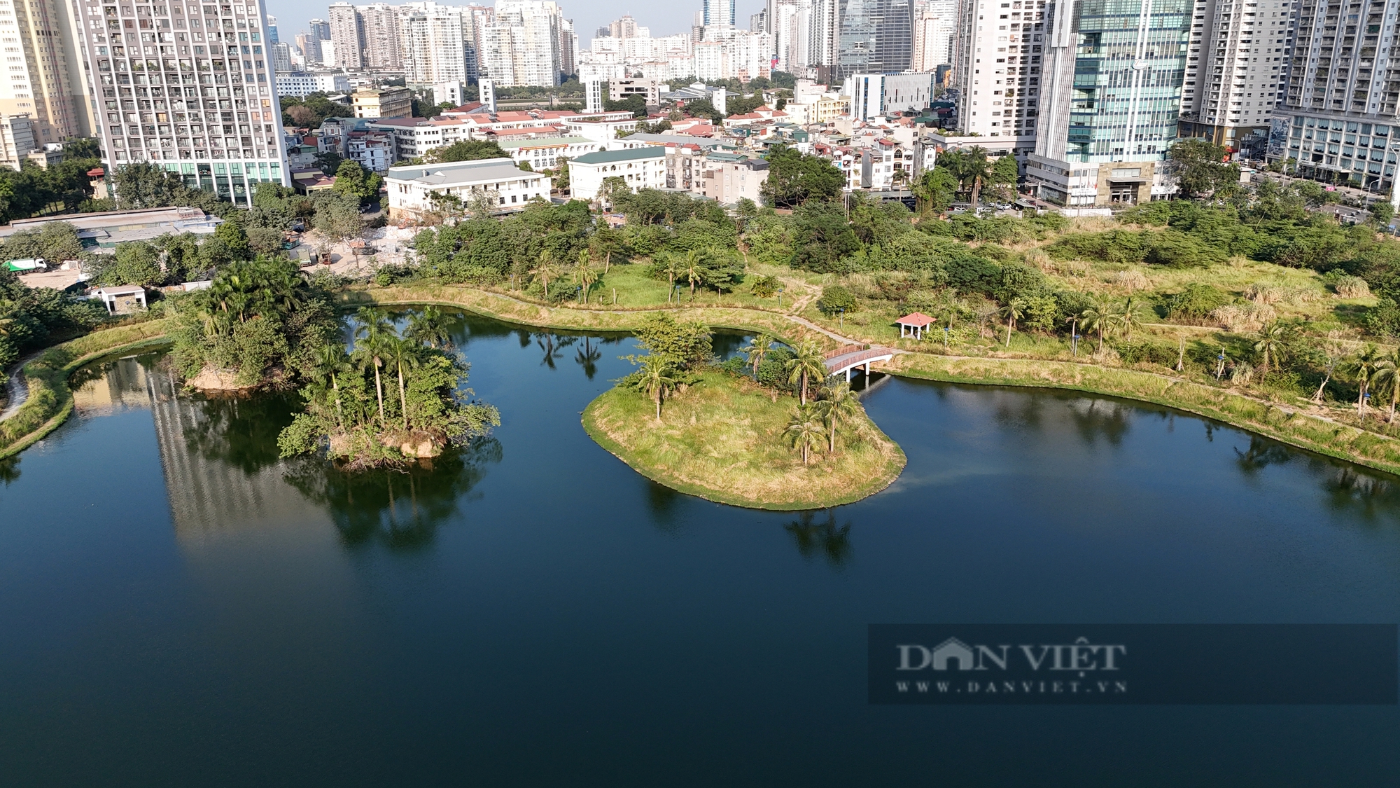 Thực trạng công viên "bỏ hoang" nhiều năm được Chủ tịch Hà Nội nhắc nhở hoàn thành trước Tết - Ảnh 3.