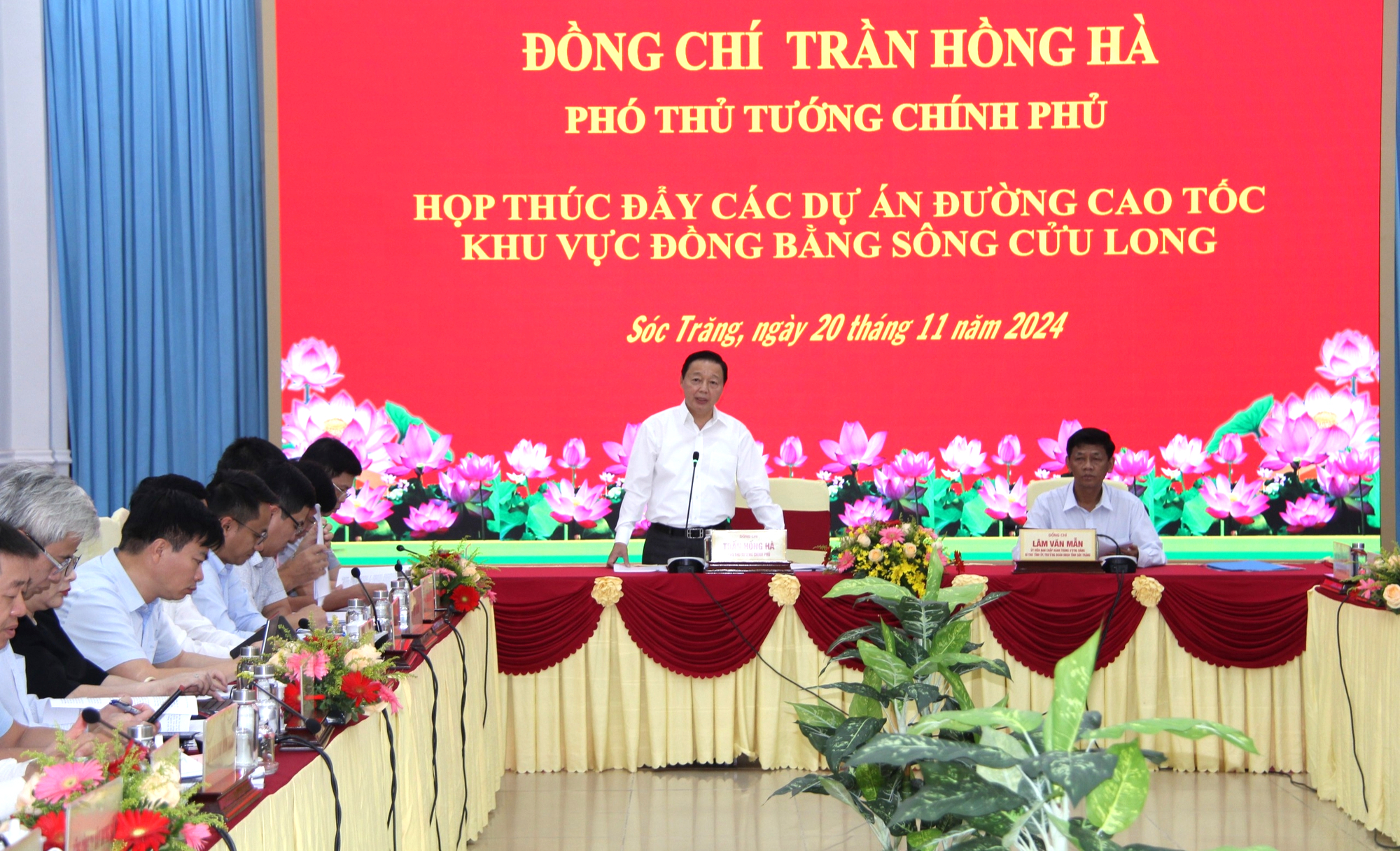 Sóc Trăng báo cáo Phó Thủ tướng Trần Hồng Hà việc Tổng công ty Xây dựng Trường Sơn khai thác cát thiếu công suất - Ảnh 1.