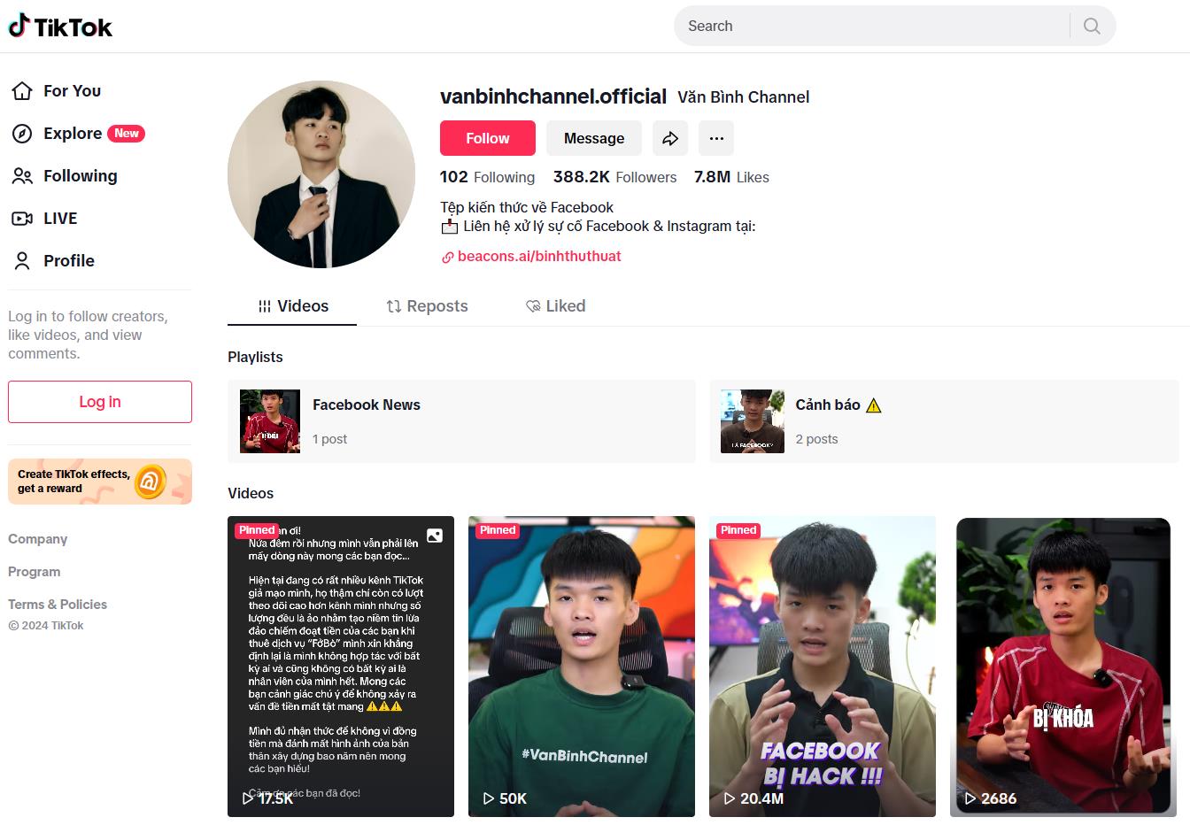 Văn Bình Channel: Từ đam mê đến thành công rực rỡ trên TikTok với 388.2K follower- Ảnh 4.