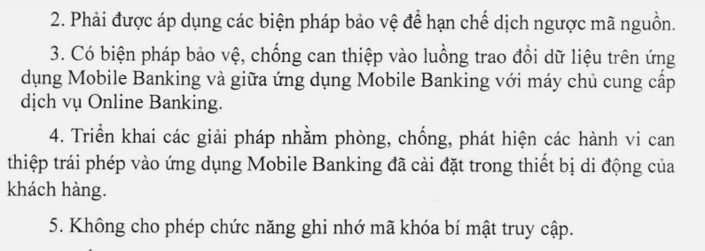 Vì mục đích bảo mật, mọi ứng dụng ngân hàng không được ghi nhớ mật khẩu đăng nhập - Ảnh 3.