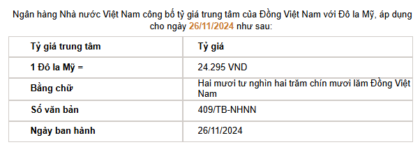 Giá USD hôm nay 27/11: Tỷ giá ngân hàng phủ sắc xanh, "chợ đen" diễn biến lạ- Ảnh 2.