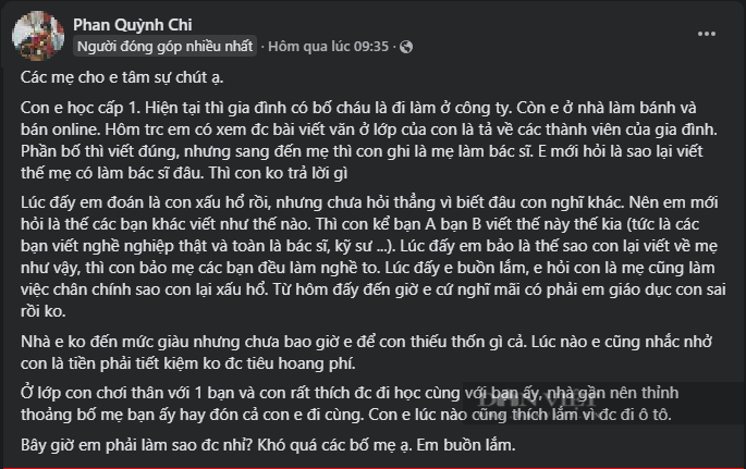 Khi con cái xấu hổ về nghề nghiệp của bố mẹ, làm sao để con thấu hiểu? - Ảnh 2.