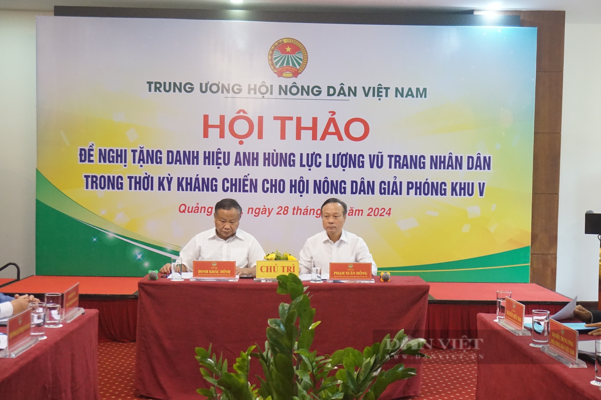 Đề nghị phong tặng danh hiệu Anh hùng lực lượng vũ trang nhân dân cho Hội Nông dân giải phóng khu V- Ảnh 2.