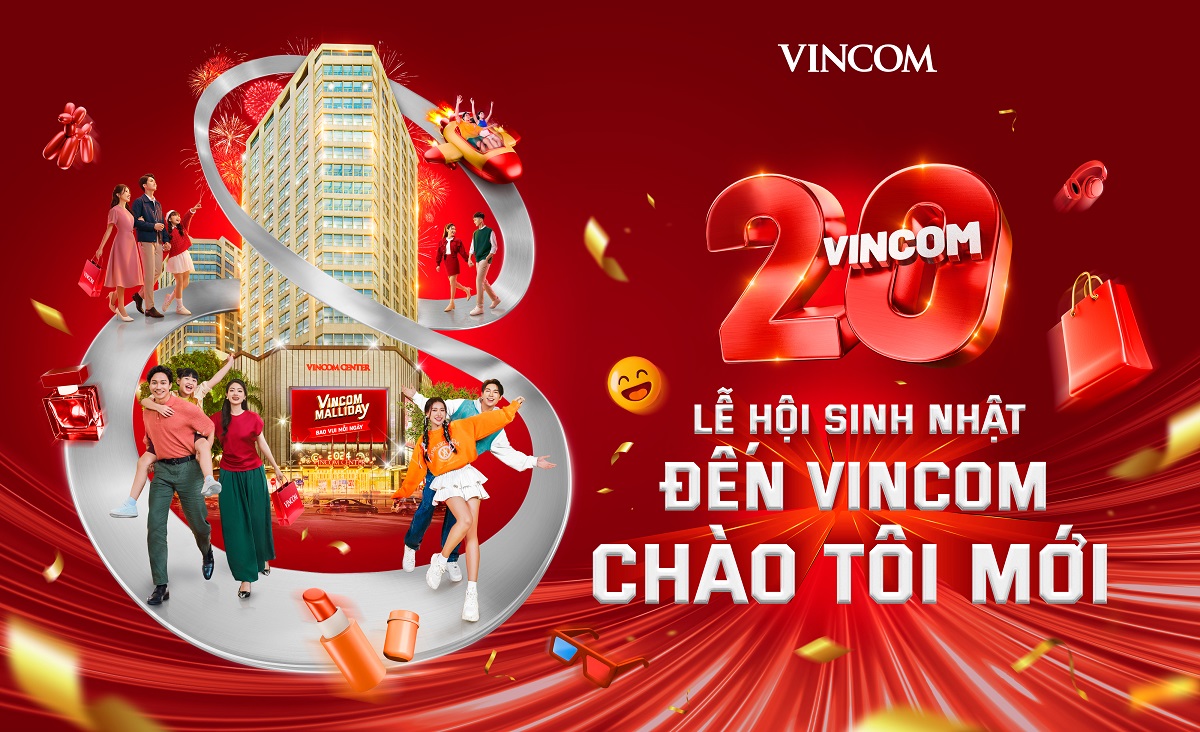 Sinh nhật Vincom 20 năm khai màn mùa lễ hội rực rỡ nhất trong năm - Ảnh 1.