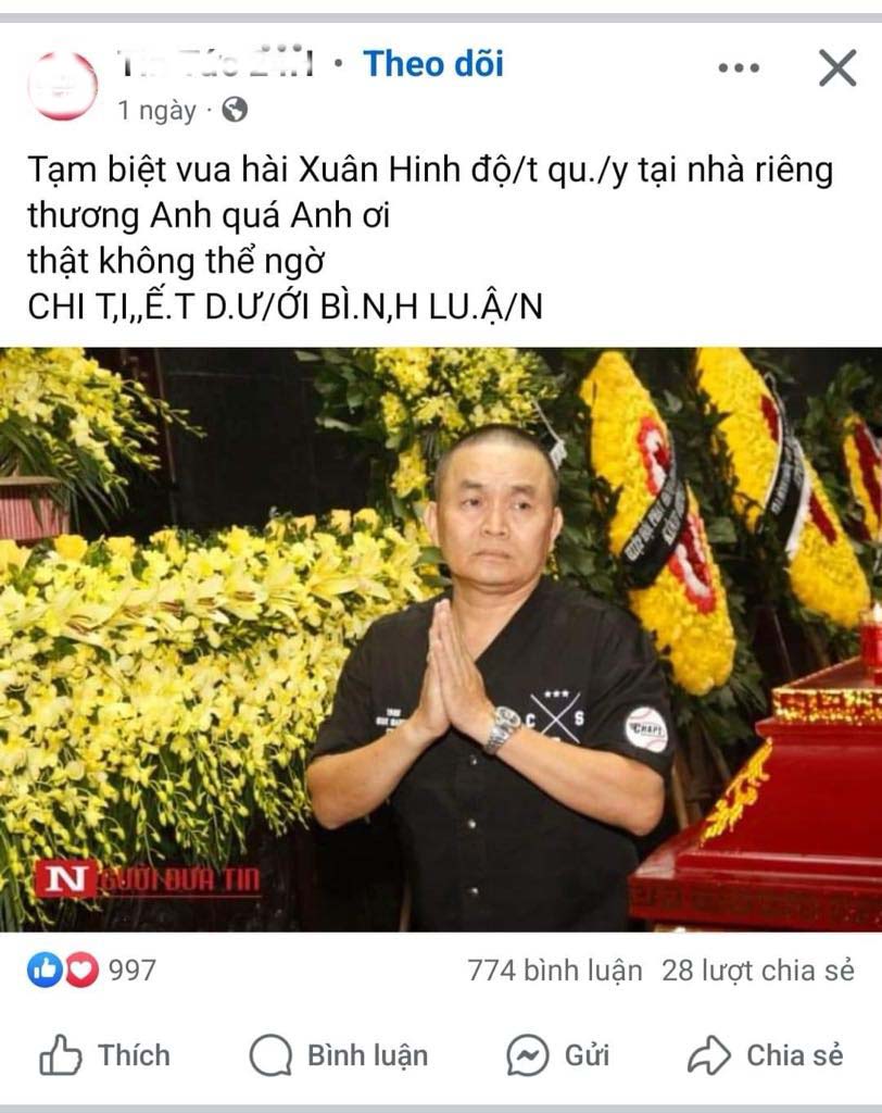 Nghệ sĩ Xuân Hinh phản ứng thế này trước tin đồn mình bị đột quỵ, đã qua đời - Ảnh 3.