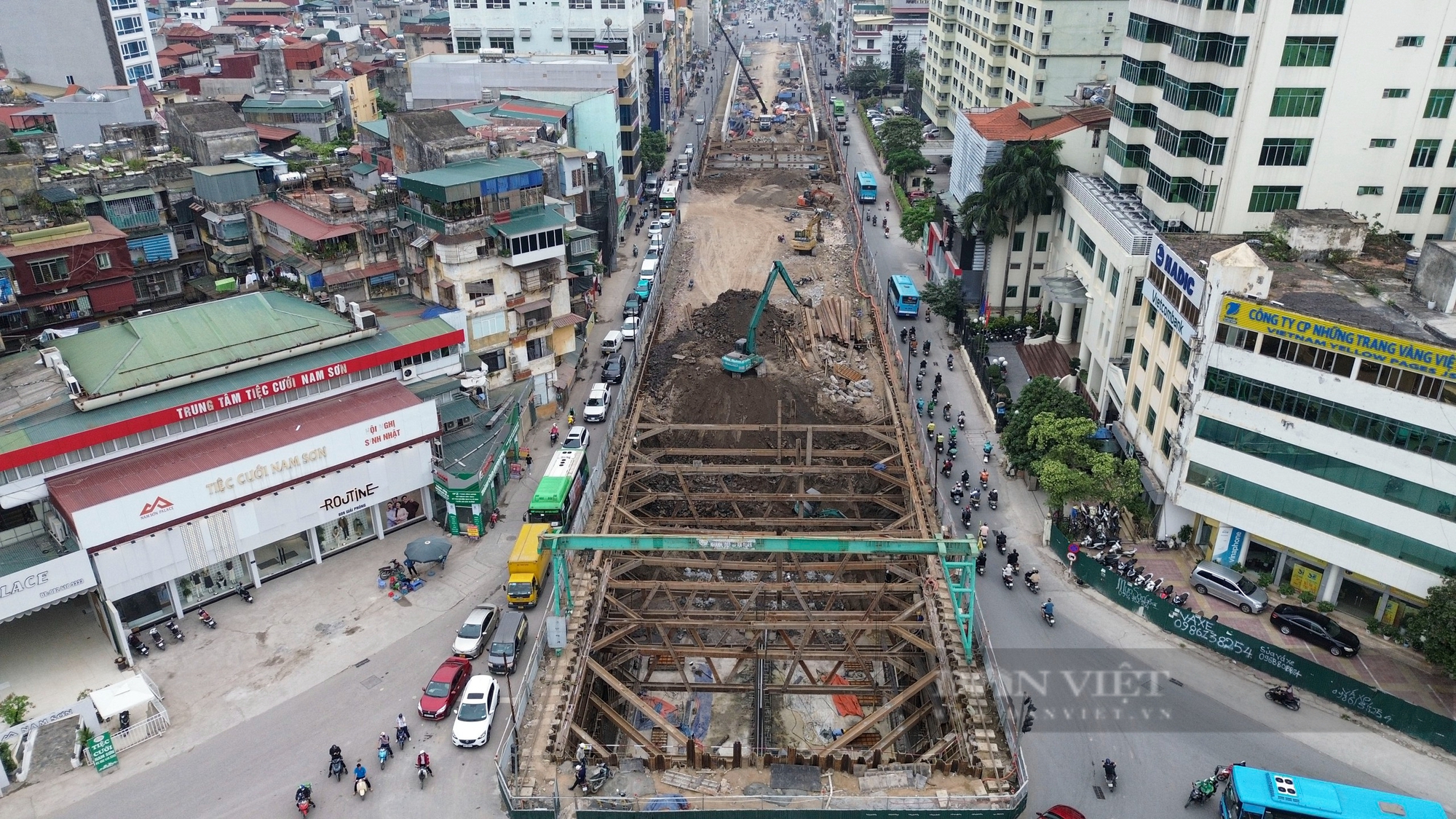 Hầm chui Kim Đồng - Giải Phóng đi dưới đường sắt ở Hà Nội lộ diện sau 2 năm thi công- Ảnh 9.