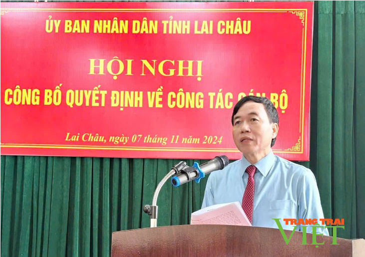 Lai Châu bổ nhiệm Phó Giám đốc Sở Nông nghiệp và Phát triển nông thôn - Ảnh 2.