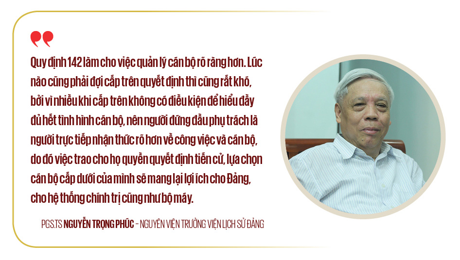 Giao quyền cho người đứng đầu trong công tác cán bộ: Chấm dứt chuyện "tranh công đổ tội" - Ảnh 4.