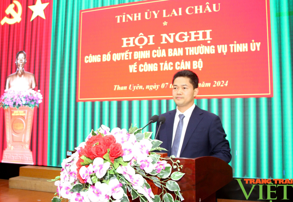 Lai Châu: Công bố quyết định Phó Bí thư Huyện ủy Than Uyên - Ảnh 1.