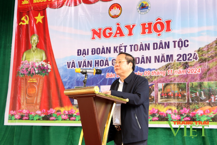 Lai Châu: Ngày hội Đại đoàn kết toàn dân tộc và Văn hóa quân dân tại Bản Lang 2 - Ảnh 3.