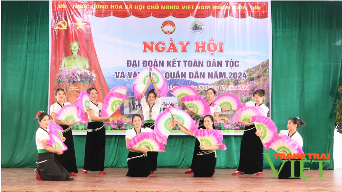 Lai Châu: Ngày hội Đại đoàn kết toàn dân tộc và Văn hóa quân dân tại Bản Lang 2 - Ảnh 2.