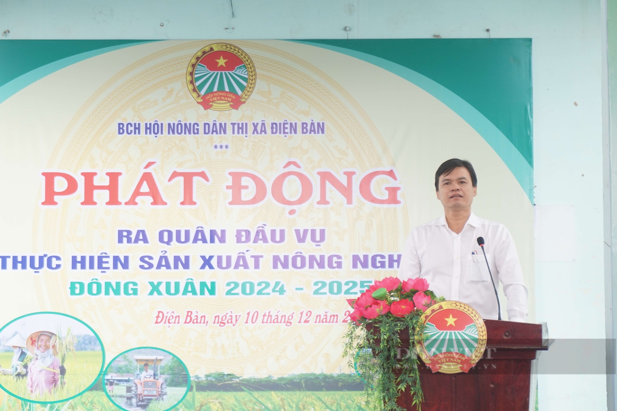 Quảng Nam: Nông dân Điện Bàn phấn khởi ra quân đầu vụ sản xuất Đông Xuân 2024-2025 - Ảnh 2.