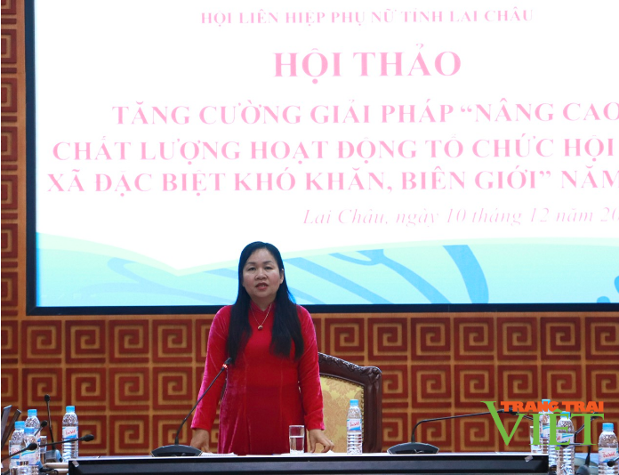 Lai Châu: Hội Liên hiệp phụ nữ các xã đặc biệt khó khăn, biên giới hoạt động hiệu quả - Ảnh 2.