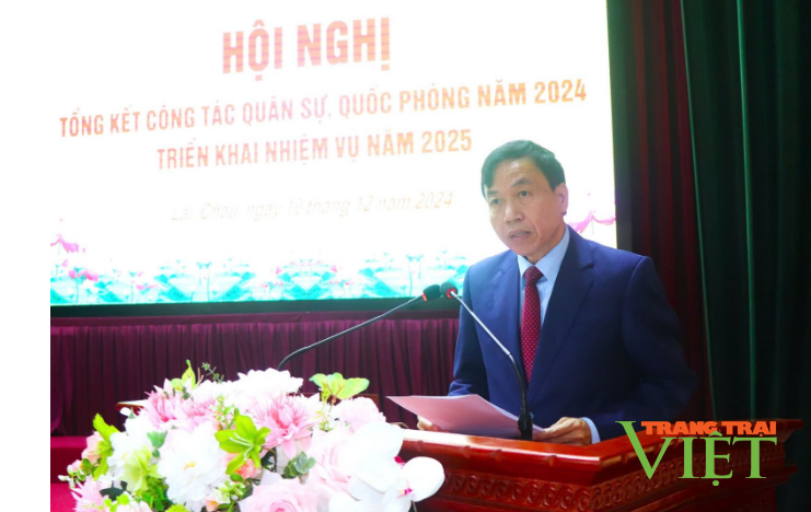 Lai Châu tổng kết công tác quân sự, quốc phòng năm 2024 - Ảnh 2.