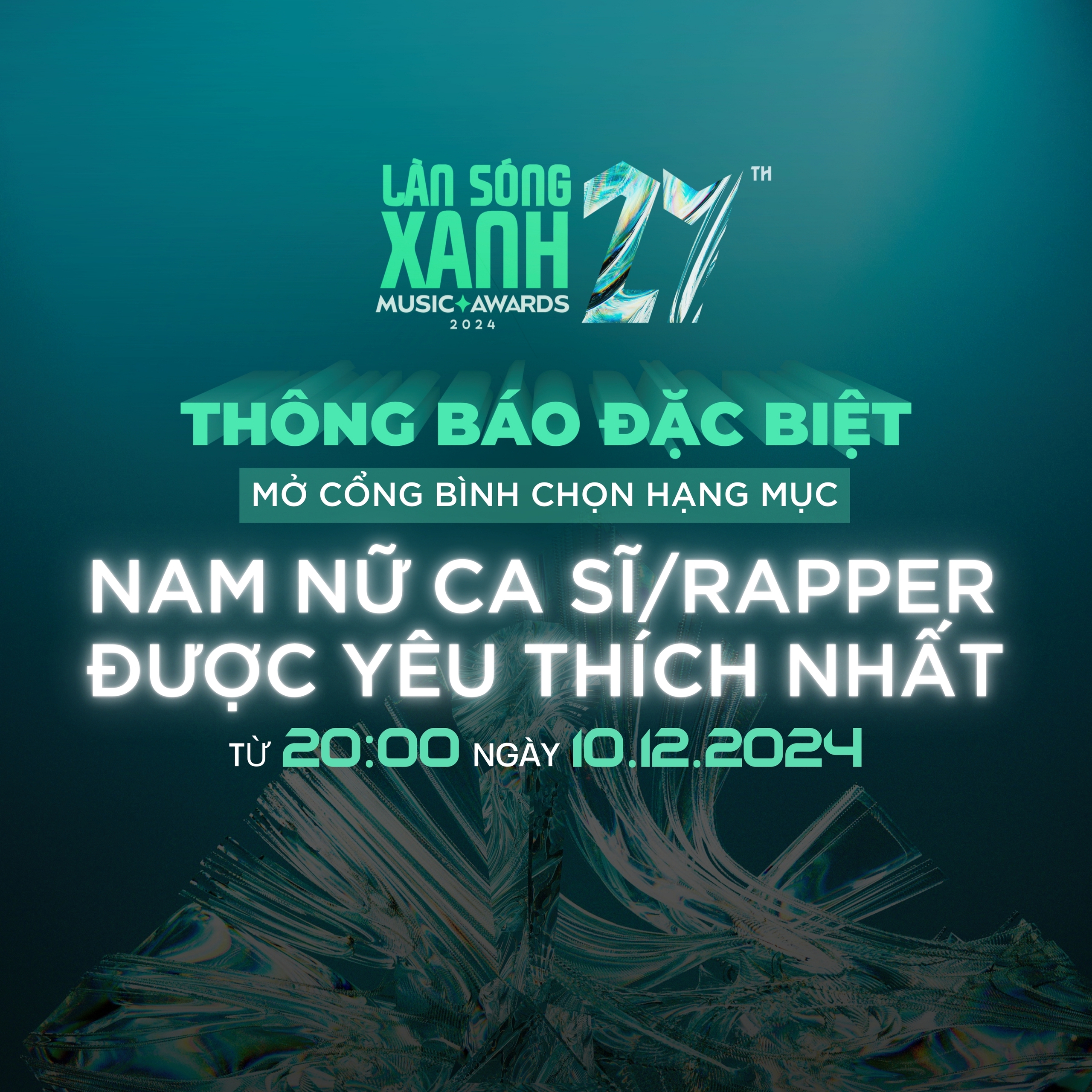 Khởi động giải thưởng Làn Sóng Xanh 2024, thêm hạng mục mới dành cho rapper - Ảnh 3.